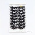 8 pairs eyelashes 25mm dramatic long eye lashes